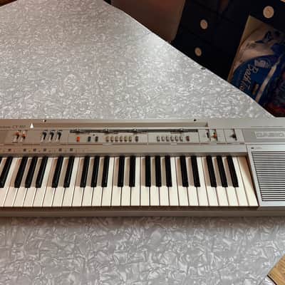 Casio CT-310 Casiotone 49-Key Synthesizer 1980s - Silver image 1