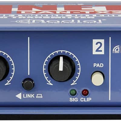 Radial DiNET DAN-TX2 2-Channel Dante Network Transmitter image 5