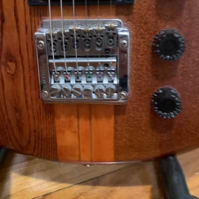 Cort Neck-Thru Early 80s Natural Wood Grain Electric Guitar image 9
