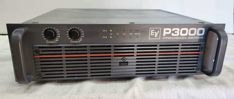 Electro/Voice (Dynacord)  Model  P-3000 Power Amp  2x 750 Watts 8Ω, Precision Series Power Amplifier,In good condition, Made in Germany image 1