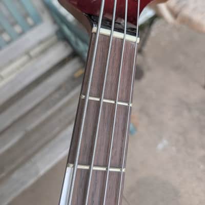 Custom Jazz bass - Red/black burst image 18