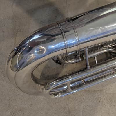 Yamaha YEP-321S Intermediate 4-Valve Euphonium late 70's - 80's - Silver-Plated image 7