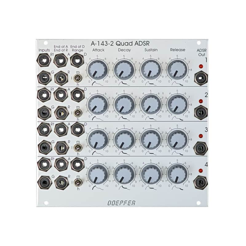 Doepfer A-143-2 Eurorack Quad ADSR Envelope Module image 1