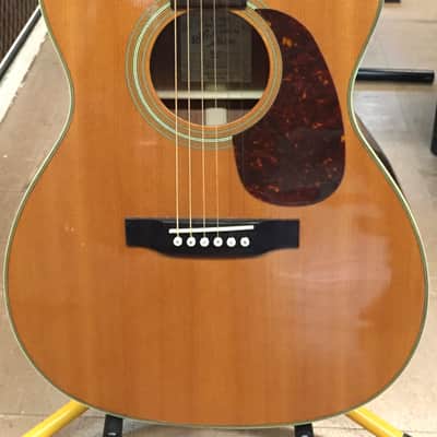 Used Recording King RO-26 000 Size Acoustic Guitar All Solid Wood Natural image 2