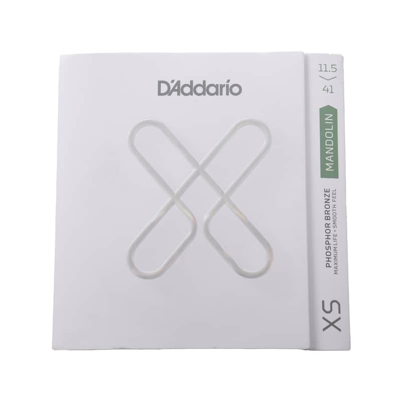 D'Addario XSM11541 XS Phosphor Bronze Coated Mandolin Strings - Medium Heavy (11.5 - 41) image 1