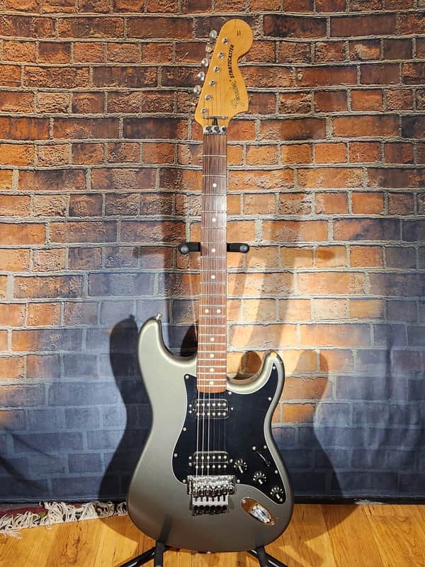 Fender 2001 Deluxe Double Fat Strat HH Floyd Rose Pewter image 1