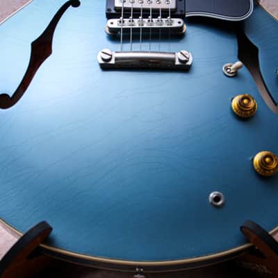 GIBSON USA Custom Shop Murphy Lab Custom Select '64 ES-345 Reissue Ultra Light Aged "Pelham Blue + Rosewood" (2024) image 6