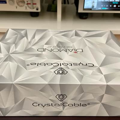 1m! Crystal Cable CrystalConnect Ultra Diamond 2 Speaker Cable speaker cables cords with Splitters (Pair) Better than Tara labs transparent Audioquest Siltech Shunyata chord synergistic falcon Harbeth Hugo 2 McIntosh krell ps audio made in Netherlands image 3