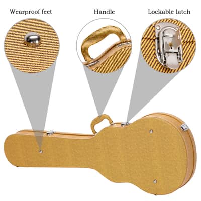 🎸Electric Guitar Hard Case Made with a Plush interior🎸 (Fender Telecaster & Stratocaster, Gibson Les Paul & SG, Ibanez) image 12