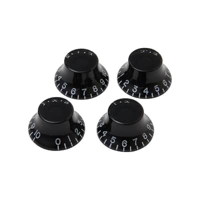 Gibson Top Hat Control Knobs Set of 4 (Black) image 4