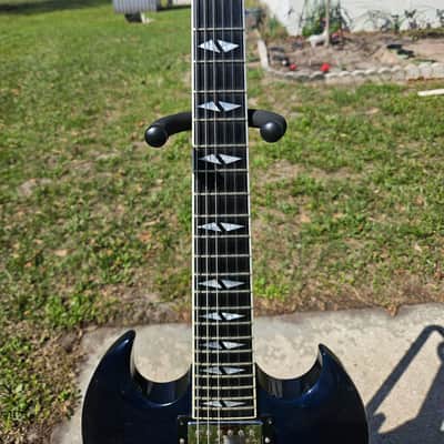 Gibson SG Supreme 2005 Midnight Burst repaired headstock image 7