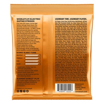 Ernie Ball 3222 Nickel Wound Hybrid Slinky 9-46 - 3 Set image 4