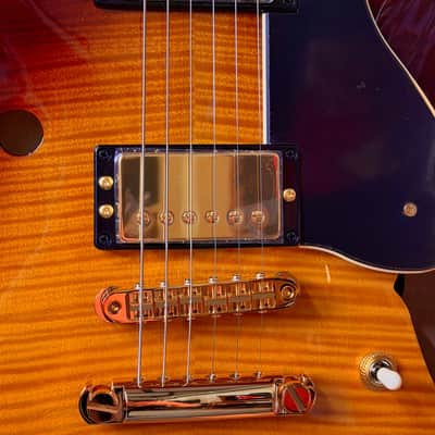 Yamaha SA2200 Violin Semi-Hollow Electric Guitar - Violin Sunburst image 5
