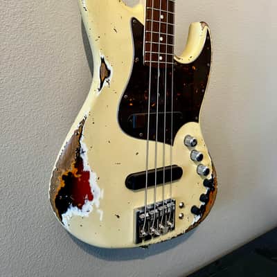 Xotic XJ-1T 2022 - Heavy Aged -Vintage White on 3 Tone Sunburst