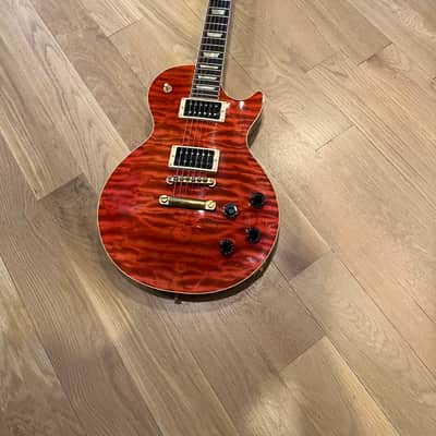 1996 Orville Les Paul RARE Matching Quilt Top Headstock USA Gibson Pickups Grover Tuners w/HSC 8.5 LBS image 3
