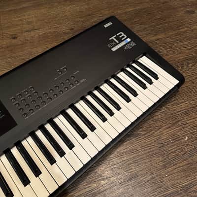 Korg T3 EX 61 key Music Workstation Synthesizer Piano Vintage Keyboard 1990s Black image 4