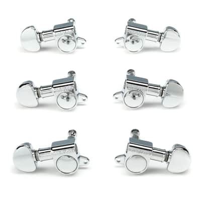 Grover 205C Mini Rotomatic 3 + 3 Tuners - Chrome image 2
