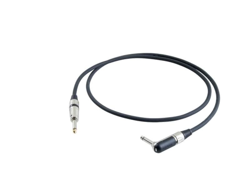 CAVO PROFESSIONALE PROEL STAGE185 MONO JACK / MONO JACK AD ANGOLO XLR 3MT image 1