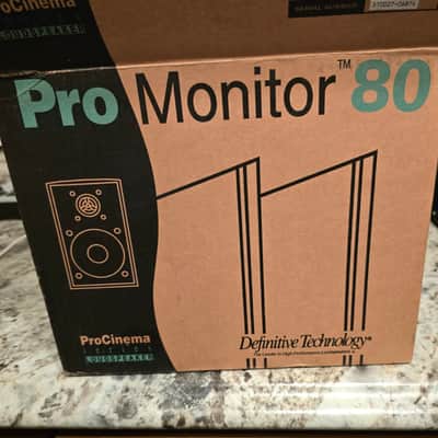 Definitive Technology ProMonitor 80 Speakers Pair - White w/ Original Box image 9
