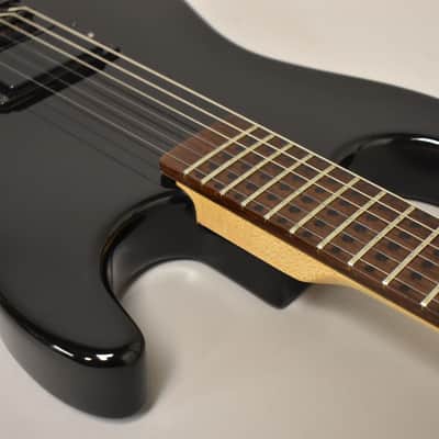 1990s Optek Fretlight FG-200 Project Guitar Black image 8