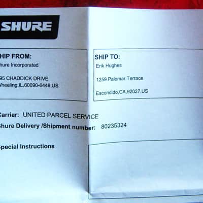 2026 Shure SM58 Handheld Cardioid Dynamic Microphone Low Z NOS w accessories # 1 image 5