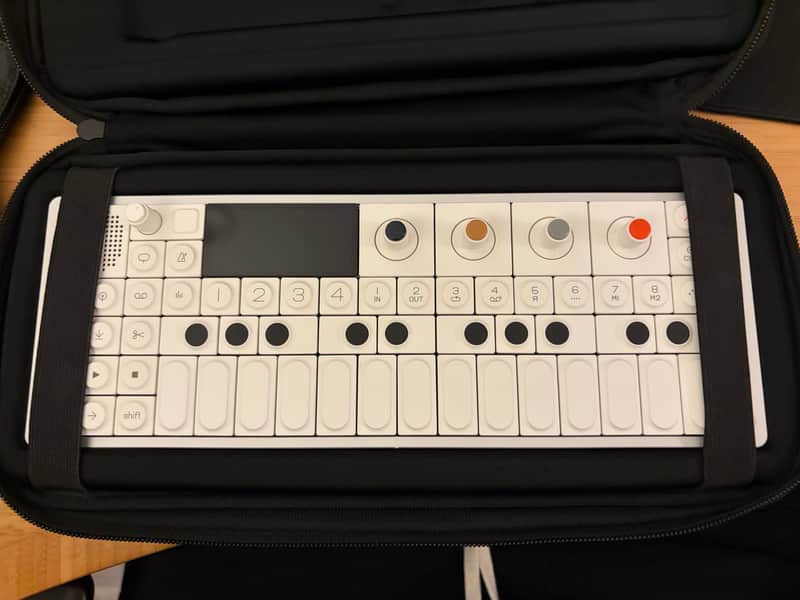 Teenage Engineering OP-1 Field Portable Synthesizer Workstation 2022 - Present - White + Unit Portables Case image 1
