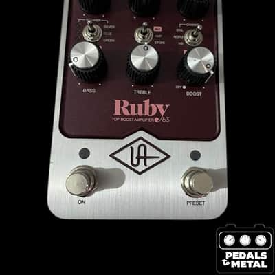 Universal Audio Ruby ’63 Top Boost Amplifier 2022 - Present - Ruby / Silver - X18709 image 2