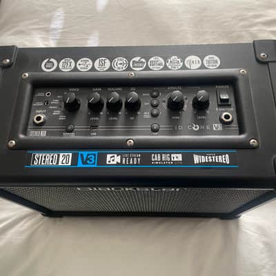 Blackstar ID:CORE 20 V3 Stereo 20-Watt 2x5" Digital Modeling Guitar Combo 2021 - Present - Black image 2