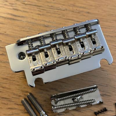 Fender Player Plus USA Saddles Stratocaster Tremolo Bridge Full Assembly Springs Arm Pivot Screws MIM USA Strat image 2