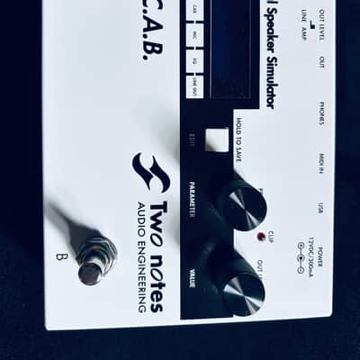 Two Notes Torpedo C.A.B. Speaker Simulator Pedal 2010s - White/Black image 2