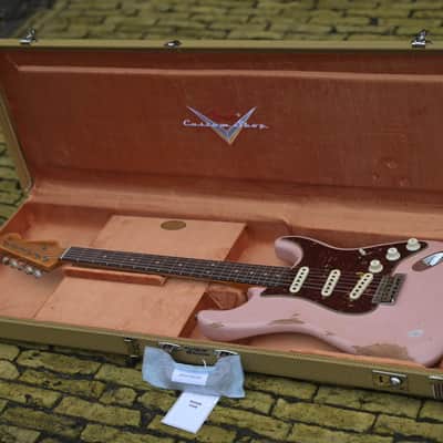 Fender Custom Shop '63 Stratocaster, Heavy Relic, Custom Order - Shell Pink image 13
