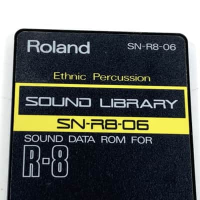 Roland SN-R8-06 Ethnic Percussion 1990s - Black TGHM image 6