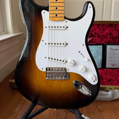 2024 Fender Custom Shop ‘54 Stratocaster 70th Anniversary Limited 2 Color Sunburst image 2