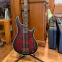Schecter Hellraiser Extreme-4 Active 4-String Bass 2010s - Crimson Red Burst Satin