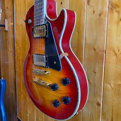 Wolf 2020 WLP 750T Electric Guitar - Cherry Burst w/Hard Case *Rosewood Fingerboard! image 5