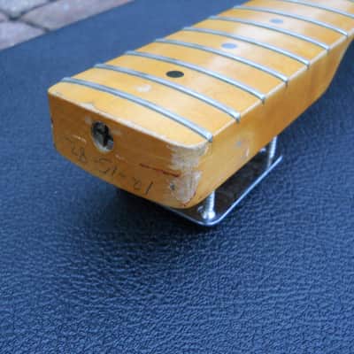 1982 Fender Fullerton USA 57RI Reissue Precision P Bass Neck Tuners Tree Plate Strap Button NICE! image 16