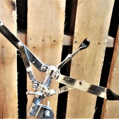 Ludwig vintage Atlas Snare stand Blue Olive era image 4