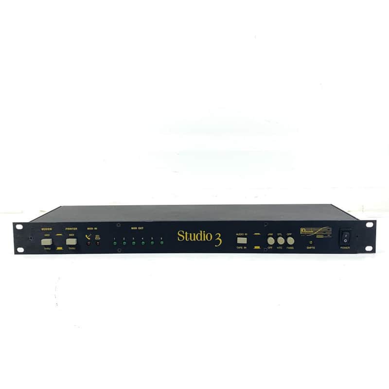 Opcode Systems Studio 3 Rack-mount MIDI Interface and Synchronizer 1990s MIU TGHM image 1