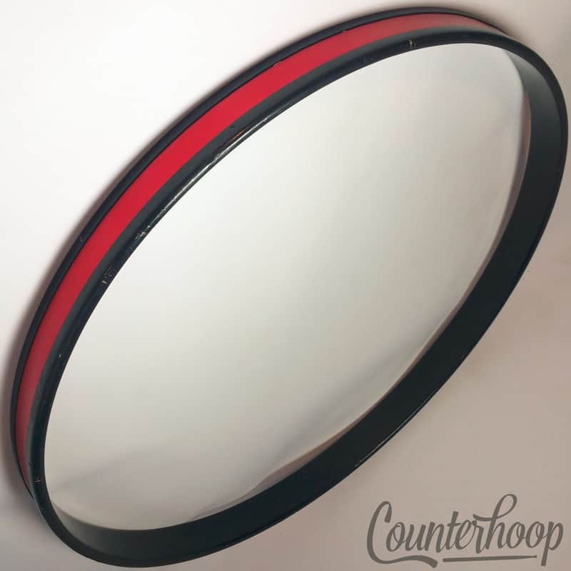 *Premier 22" Polychromatic Red Bass Drum Hoop/Rim Birch Vintage 70s Resonant UK* image 1