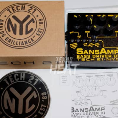 Tech 21 SansAmp Bass Driver DI V2 Bass Guitar Pedal image 1