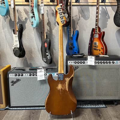 Fender Precision Bass Guitar in Mocha Brown w/ Case 1974 image 14