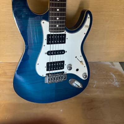 Cool Z Stratocaster - Blue flame maple image 6