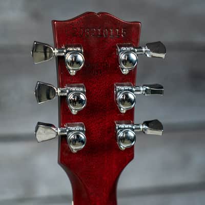 Gibson Les Paul Trad Pro V 2021 - Satin wine red image 8
