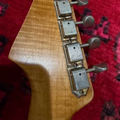 Price to Sell! Stratocaster “1954” replica: Fender American vintage ‘56 ri AVRI body/Klein epic 1954 replica pups/ thick highly figured reliced Musikraft neck/ early 50’s replica pups covers and knobs image 17