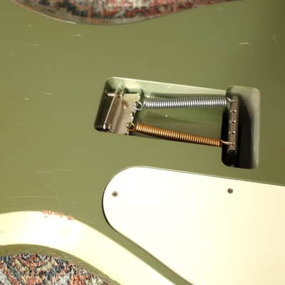 Fiam Mirari 2024 - Aged Pinecrest Green by past Ronin luthier Izzy Lugo. New machined Teacup F-knobs / Vega Trem. NEW, (Authorized Dealer) image 9