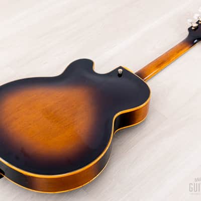 1983 Ibanez JP20 Joe Pass Signature Archtop Electric Guitar Sunburst w/ Super 58 & Case, Japan Fujigen image 16