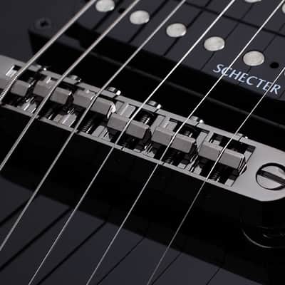Schecter Guitar Research Omen-6 Left Handed Electric Guitar Black image 11