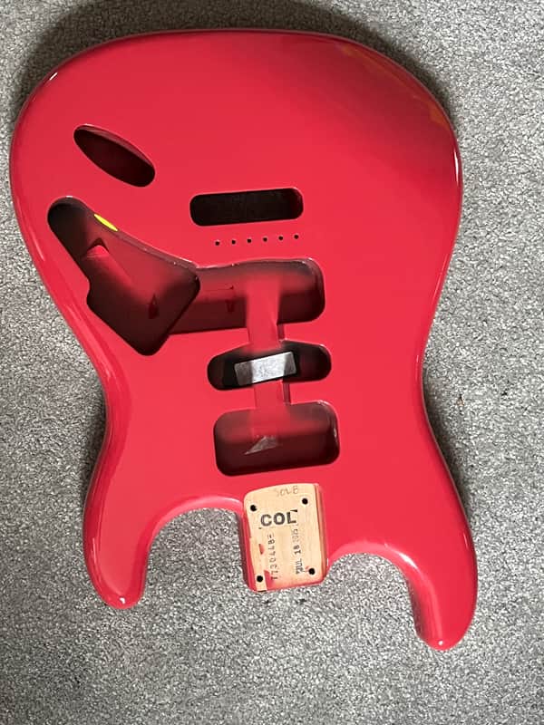 Fender American Professional Classic Stratocaster guitar body Dakota red image 1