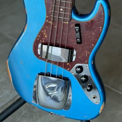 Fender Custom Shop 64 Jazz Bass Guitar 2023 - Lake Placid Blue image 1