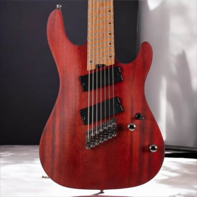 Cort KX307MS 7-String Multi-Scale (25.5†– 27â€) - Open Pore Mahogany image 1